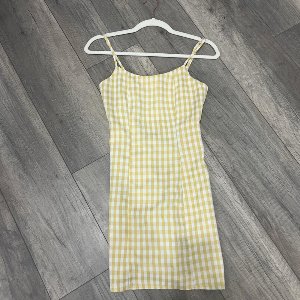 Yellow Gingham Sundress